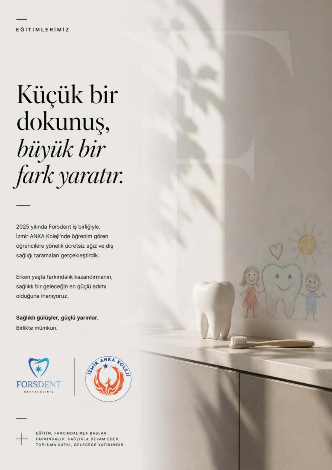 Ağız bakımı eğitimi