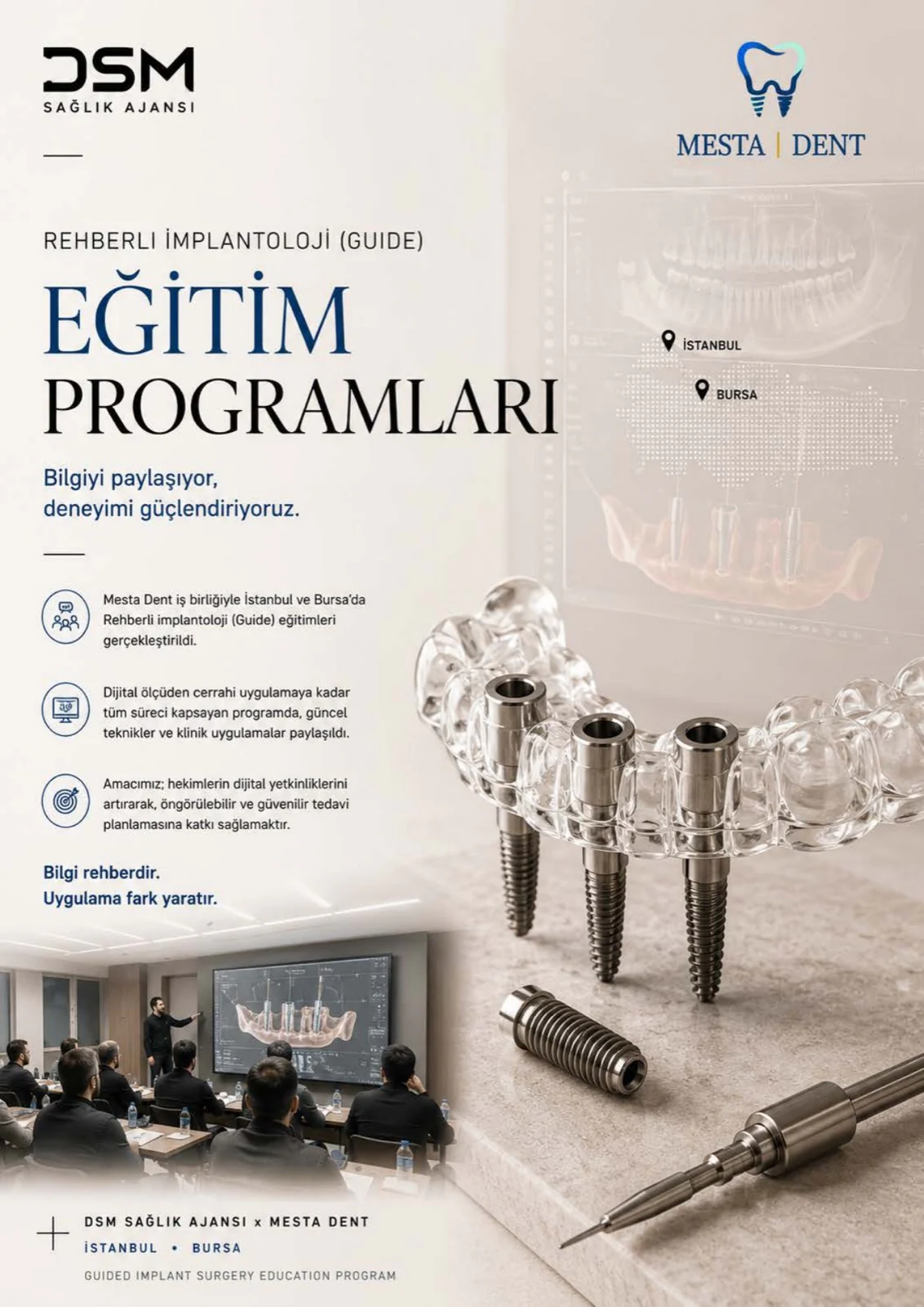 Rehberli implant eğitimi